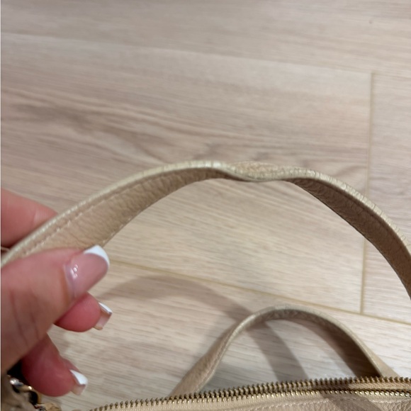 Kate Spade Gold Coast Georgina quilted leather shoulder bag in cashew - Picture 12 of 16